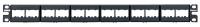 5ZVX9 Patch Panel, Mini-Com, Rack Mt, 24 Port