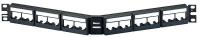 5ZVY3 Angled Patch Panel, Mini-Com, Rack Mt, 24P
