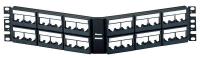 5ZVY4 Angled Patch Panel, Mini-Com, Rack Mt, 48P