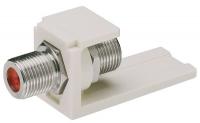 5ZVY9 Mini-Com F-Type Coupler, White