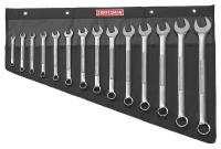 5ZWL3 Combo Wrench Set, Satin, 5/16-1-1/4in, 14Pc