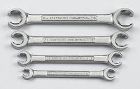 5ZWL4 Flare Nut Wrench Set, 6 Pt, 3/8-7/8 in, 4Pc