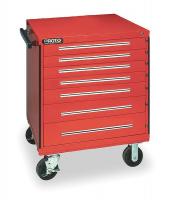 5ZX89 Rolling Tool Cabinet, 30 In W, 7 Drawer