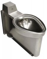 5ZXF7 Toilet, SS, 16 Ga, 1.5 NPT, Polished Satin