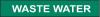 5AEC5 - Pipe Marker, Waste Water, 2-1/2to7-7/8 In Подробнее...