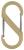 5GAK5 - Carabiner Clip, 2 In., Plastic, Tan Подробнее...