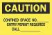 5GH82 - Caution Sign, 7 x 10In, BK/YEL, ENG, Text Подробнее...