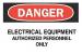 5GJ17 - Danger Sign, 7 x 10In, R and BK/WHT, ENG Подробнее...