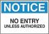 5GJ76 - Notice Sign, 10 x 14In, BL and BK/WHT, ENG Подробнее...