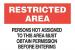 5GK05 - Security Sign, 7 x 10In, BK and R/WHT, ENG Подробнее...