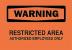 5GK21 - Warning Sign, 10 x 14In, BK/ORN, ENG, Text Подробнее...