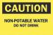 5GK92 - Caution Sign, 7 x 10In, BK/YEL, ENG, Text Подробнее...