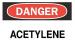 5GL04 - Danger Sign, 10 x 14In, R and BK/WHT, ACET Подробнее...