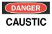 5GL15 - Danger Sign, 7 x 10In, R and BK/WHT, ENG Подробнее...