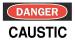 5GL16 - Danger Sign, 10 x 14In, R and BK/WHT, ENG Подробнее...