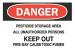 5GL42 - Danger Sign, 7 x 10In, R and BK/WHT, ENG Подробнее...