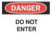5GM28 - Danger Sign, 10 x 14In, R and BK/WHT, ENG Подробнее...