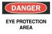 5GN99 - Danger Sign, 10 x 14In, R and BK/WHT, ENG Подробнее...