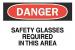 5GP01 - Danger Sign, 7 x 10In, R and BK/WHT, ENG Подробнее...