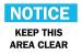 5GR78 - Notice Sign, 7 x 10In, BL and BK/WHT, ENG Подробнее...