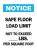 5GR91 - Notice Sign, 14 x 10In, BL and BK/WHT, ENG Подробнее...