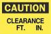 5GT65 - Caution Sign, 7 x 10In, BK/YEL, ENG, Text Подробнее...