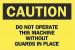 5GT77 - Caution Sign, 7 x 10In, BK/YEL, ENG, Text Подробнее...