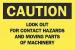 5GV14 - Caution Sign, 7 x 10In, BK/YEL, ENG, Text Подробнее...