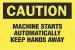 5GV19 - Caution Sign, 7 x 10In, BK/YEL, ENG, Text Подробнее...