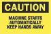 5GV20 - Caution Sign, 10 x 14In, BK/YEL, ENG, Text Подробнее...