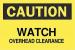 5GV39 - Caution Sign, 10 x 14In, BK/YEL, ENG, Text Подробнее...