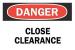 5GV45 - Danger Sign, 10 x 14In, R and BK/WHT, ENG Подробнее...