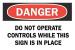 5GV50 - Danger Sign, 7 x 10In, R and BK/WHT, ENG Подробнее...