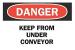 5GV85 - Danger Sign, 7 x 10In, R and BK/WHT, ENG Подробнее...