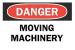 5GW13 - Danger Sign, 10 x 14In, R and BK/WHT, ENG Подробнее...