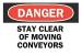 5GW27 - Danger Sign, 10 x 14In, R and BK/WHT, ENG Подробнее...