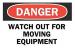 5GW40 - Danger Sign, 10 x 14In, R and BK/WHT, ENG Подробнее...