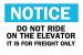 5GW46 - Notice Sign, 10 x 14In, BL and BK/WHT, ENG Подробнее...