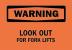 5GW79 - Warning Sign, 7 x 10In, BK/ORN, ENG, Text Подробнее...