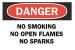 5GX27 - Danger No Smoking Sign, 7 x 10In, ENG, Text Подробнее...