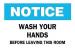 5GX88 - Notice Sign, 7 x 10In, BL and BK/WHT, ENG Подробнее...