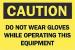 5GZ28 - Caution Sign, 7 x 10In, BK/YEL, ENG, Text Подробнее...