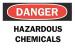 5HG64 - Danger Sign, 7 x 10In, R and BK/WHT, ENG Подробнее...