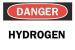 5HG73 - Danger Sign, 7 x 10In, R and BK/WHT, ENG Подробнее...