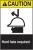 5KK72 - Caution Sign, 10 x 7In, YEL and BK/WHT, ENG Подробнее...