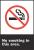 5KM17 - No Smoking Sign, 14 x 10In, R and BK/WHT Подробнее...