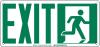 5KNC9 - Fire Exit Sign, 7 x 15In, GRN/WHT, Exit, ENG Подробнее...