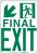 5KNE4 - Fire Exit Sign, 14 x 10In, GRN/WHT, ENG Подробнее...