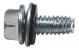 5MVD2 - Hinge Screw, Self Tapper, 1 In., Pk 24 Подробнее...