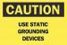 5N510 - Caution Sign, 10 x 14In, BK/YEL, ENG, Text Подробнее...